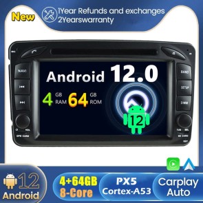 Android 12 Car Stereo Navigatore GPS Navigazione per Mercedes ML W163 (1998-2005)-1