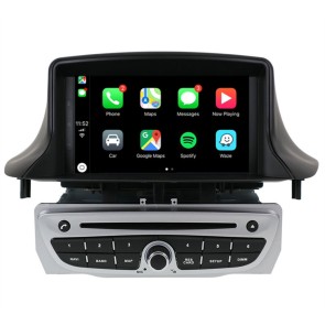 Renault Mégane III Android 12.0 Autoradio Lettore DVD con 7 Pollici Display Bluetooth Vivavoce DAB USB 4G WiFi OBD2 Carplay - Android 12 Car Stereo Navigatore GPS Navigazione per Renault Mégane III (2009-2016)