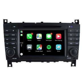 Mercedes Classe G W463 Android 12.0 Autoradio Lettore DVD con 7 Pollici Display Bluetooth Vivavoce DAB USB 4G WiFi OBD2 Carplay - Android 12 Car Stereo Navigatore GPS Navigazione per Mercedes Classe G W463 (2007-2012)