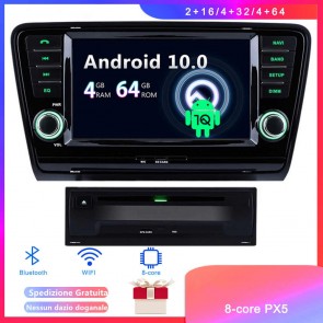 Android 10 Car Stereo Navigatore GPS Navigazione per Skoda Octavia Mk3 (Dal 2013)-1