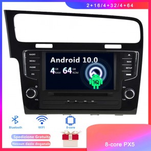 Android 10 Car Stereo Navigatore GPS Navigazione per VW Golf 7 MK7 (2013-2019)-1