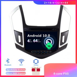Android 10 Car Stereo Navigatore GPS Navigazione per Chevrolet Cruze (Dal 2013)-1