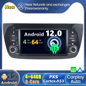 Android 12 Car Stereo Navigatore GPS Navigazione per Fiat Doblò (2010-2015)-1