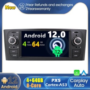 Android 12 Car Stereo Navigatore GPS Navigazione per Fiat Linea (Dal 2007)-1