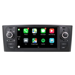 Fiat Linea Android 12.0 Autoradio Lettore DVD con 6,2 Pollici Display Bluetooth Vivavoce DAB USB 4G WiFi OBD2 Carplay - Android 12 Car Stereo Navigatore GPS Navigazione per Fiat Linea (Dal 2007)