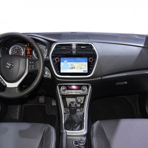 Suzuki SX4 S-Cross Android 10.0 Autoradio Lettore DVD con 8 Pollici HD Touchscreen Bluetooth Vivavoce Microfono RDS DAB CD SD USB 4G WiFi TV MirrorLink OBD2 Carplay - Android 10 Car Stereo Navigatore GPS Navigazione per Suzuki SX4 S-Cross (2013-2019)