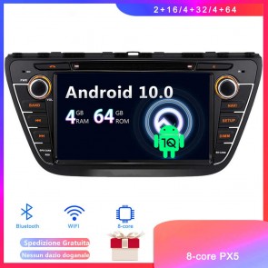 Android 10 Car Stereo Navigatore GPS Navigazione per Suzuki SX4 S-Cross (2013-2019)-1
