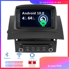 Android 10 Car Stereo Navigatore GPS Navigazione per Renault Mégane II (2002-2009)-1