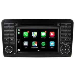 Mercedes GL X164 Android 12.0 Autoradio Lettore DVD con 7 Pollici Display Bluetooth Vivavoce DAB USB 4G WiFi OBD2 Carplay - Android 12 Car Stereo Navigatore GPS Navigazione per Mercedes GL X164 (2005-2012)