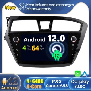 Android 12 Car Stereo Navigatore GPS Navigazione per Hyundai i20 (2014-2017)-1