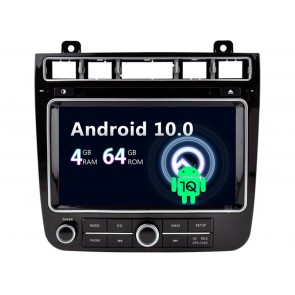 VW Touareg Android 10.0 Autoradio Lettore DVD con 7 Pollici HD Touchscreen Bluetooth Vivavoce Microfono RDS DAB CD SD USB 4G WiFi TV MirrorLink OBD2 Carplay - Android 10 Car Stereo Navigatore GPS Navigazione per VW Touareg (2010-2018)