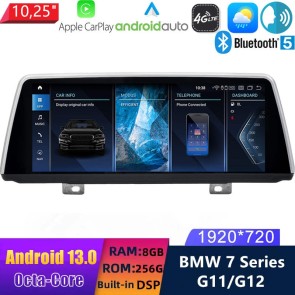 10,25" Android 13.0 Autoradio con Navigatore GPS Auto Stereo per BMW Serie 7 G11/G12 (2016-2021)-1