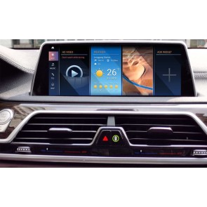BMW Serie 7 G11/G12 Android 13 Autoradio Lettore Multimediale Navigazione GPS con 8-Core 8GB+256GB Touchscreen Bluetooth vivavoce DSP SWC DAB SD USB WiFi 4G LTE CarPlay - 10,25