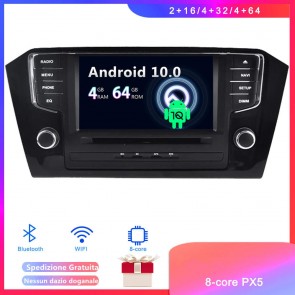 Android 10 Car Stereo Navigatore GPS Navigazione per VW Passat B8 (2015-2019)-1