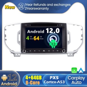 Android 12 Car Stereo Navigatore GPS Navigazione per Kia Sportage (2016-2019)-1