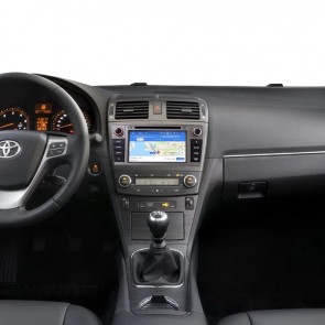Toyota Avensis Android 10.0 Autoradio Lettore DVD con 7 Pollici HD Touchscreen Bluetooth Vivavoce Microfono RDS DAB CD SD USB 4G WiFi TV MirrorLink OBD2 Carplay - Android 10 Car Stereo Navigatore GPS Navigazione per Toyota Avensis (2009-2018)