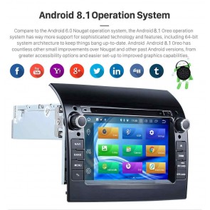Android 8.1 Autoradio Navigatore GPS Specifico per Peugeot Manager (Dal 2006)-1