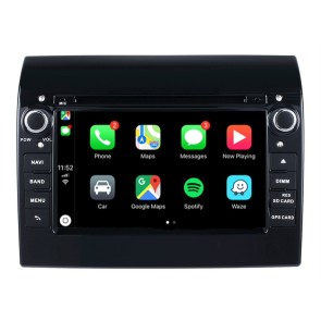 Citroën Jumper Android 12.0 Autoradio Lettore DVD con 7 Pollici Display Bluetooth Vivavoce DAB USB 4G WiFi OBD2 Carplay - Android 12 Car Stereo Navigatore GPS Navigazione per Citroën Jumper (Dal 2006)