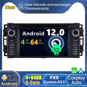 Android 12 Car Stereo Navigatore GPS Navigazione per Dodge Nitro (2007-2012)-1