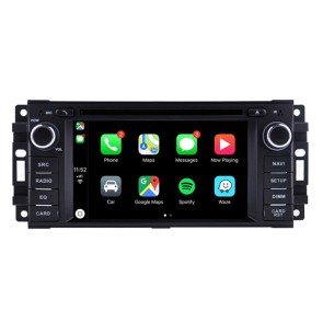 Dodge Grand Caravan Android 12.0 Autoradio Lettore DVD con Bluetooth Vivavoce DAB CD USB 4G WiFi OBD2 Carplay - Android 12 Car Stereo Navigatore GPS Navigazione per Dodge Grand Caravan (2008-2021)