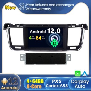 Android 12 Car Stereo Navigatore GPS Navigazione per Peugeot 508 (Dal 2010)-1