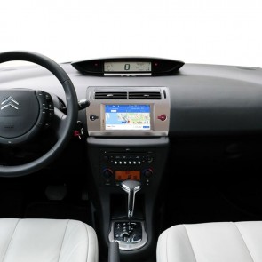 Citroën C4 Android 10.0 Autoradio Lettore DVD con 7 Pollici HD Touchscreen Bluetooth Vivavoce Microfono RDS DAB CD SD USB 4G WiFi TV MirrorLink OBD2 Carplay - Android 10 Car Stereo Navigatore GPS Navigazione per Citroën C4 (2004-2011)