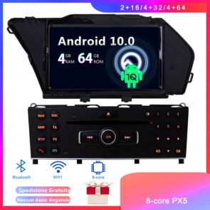 Android 10 Car Stereo Navigatore GPS Navigazione per Mercedes GLK X204 (2008-2012)-1