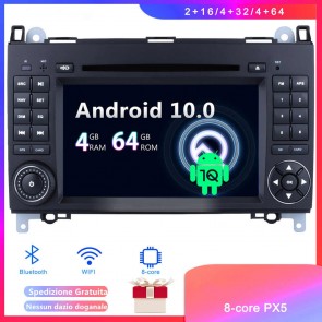 Android 10 Car Stereo Navigatore GPS Navigazione per Mercedes Vito W639 (2006-2014)-1