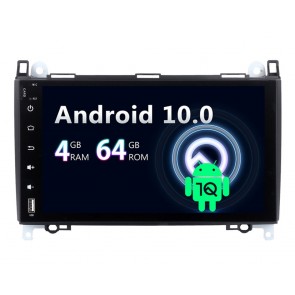 Mercedes Sprinter Android 10.0 Autoradio Lettore DVD con 9 Pollici HD Touchscreen Bluetooth Vivavoce Microfono RDS DAB CD SD USB 4G WiFi TV MirrorLink OBD2 Carplay - Android 10 Car Stereo Navigatore GPS Navigazione per Mercedes Sprinter W906 (2006-2016)