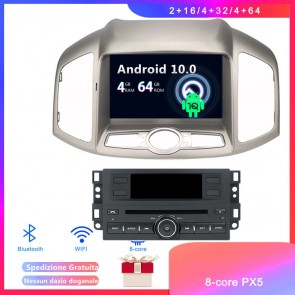 Android 10 Car Stereo Navigatore GPS Navigazione per Chevrolet Captiva (Dal 2012)-1