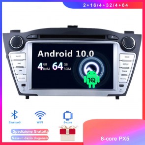 Android 10 Car Stereo Navigatore GPS Navigazione per Hyundai ix35 (2009-2015)-1