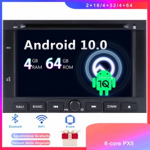 Android 10 Car Stereo Navigatore GPS Navigazione per Citroën C3 Picasso (Dal 2009)-1