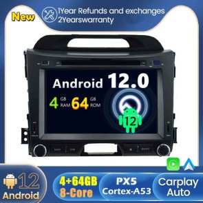 Android 12 Car Stereo Navigatore GPS Navigazione per Kia Sportage (2010-2016)-1