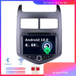 Android 10 Car Stereo Navigatore GPS Navigazione per Chevrolet Aveo (Dal 2011)-1