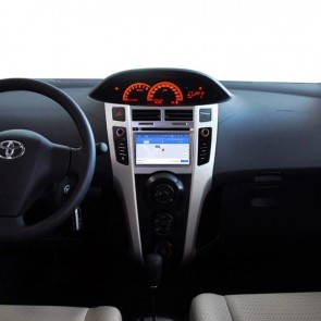 Toyota Yaris Android 10.0 Autoradio Lettore DVD con 7 Pollici HD Touchscreen Bluetooth Vivavoce Microfono RDS DAB CD SD USB 4G WiFi TV MirrorLink OBD2 Carplay - Android 10 Car Stereo Navigatore GPS Navigazione per Toyota Yaris (2005-2011)