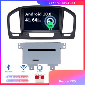 Android 10 Car Stereo Navigatore GPS Navigazione per Opel Insignia (2008-2013)-1