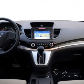 Honda CR-V Android 10.0 Autoradio Lettore DVD con 7 Pollici HD Touchscreen Bluetooth Vivavoce Microfono RDS DAB CD SD USB 4G WiFi TV MirrorLink OBD2 Carplay - Android 10 Car Stereo Navigatore GPS Navigazione per Honda CR-V (2012-2017)