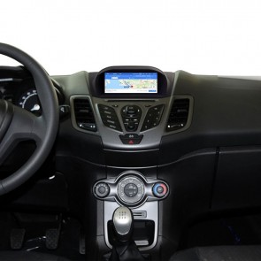 Ford Fiesta Android 10.0 Autoradio Lettore DVD con 7 Pollici HD Touchscreen Bluetooth Vivavoce Microfono RDS DAB CD SD USB 4G WiFi TV MirrorLink OBD2 Carplay - Android 10 Car Stereo Navigatore GPS Navigazione per Ford Fiesta (2008-2016)