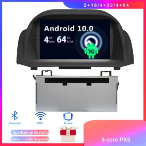 Android 10 Car Stereo Navigatore GPS Navigazione per Ford Fiesta (2008-2016)-1