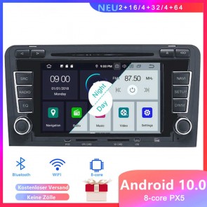 Android 10 Car Stereo Navigatore GPS Navigazione per Audi A3 (2003-2013)-1