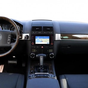 VW Touareg Android 10.0 Autoradio Lettore DVD con 6,2 Pollici HD Touchscreen Bluetooth Vivavoce Microfono RDS DAB CD SD USB 4G WiFi TV MirrorLink OBD2 Carplay - Android 10 Car Stereo Navigatore GPS Navigazione per VW Touareg (2003-2010)