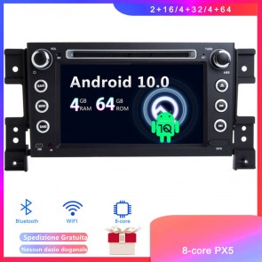 Android 10 Car Stereo Navigatore GPS Navigazione per Suzuki Grand Vitara (2005-2015)-1