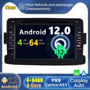 Android 12 Car Stereo Navigatore GPS Navigazione per Dacia Duster (Dal 2010)-1