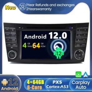 Android 12 Car Stereo Navigatore GPS Navigazione per Mercedes CLS W219 (2004-2010)-1