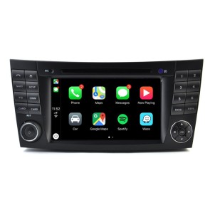 Mercedes CLS W219 Android 12.0 Autoradio Lettore DVD con 7 Pollici Display Bluetooth Vivavoce DAB USB 4G WiFi OBD2 Carplay - Android 12 Car Stereo Navigatore GPS Navigazione per Mercedes CLS W219 (2004-2010)