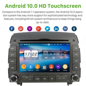 Android 10.0 Autoradio Navigatore GPS Specifico per Hyundai Sonata (2004-2009)-1