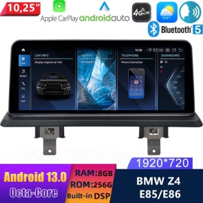 10,25" Android 13.0 Autoradio con Navigatore GPS Auto Stereo per BMW Z4 E86 (2006-2008)-1