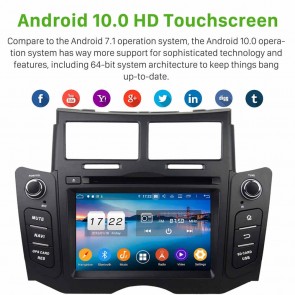 Android 10.0 Autoradio Navigatore GPS Specifico per Toyota Yaris (2005-2011)-1