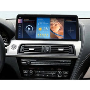 BMW F12/F13/F06 Android 13 Autoradio Lettore Multimediale Navigazione GPS con 8-Core 8GB+256GB Touchscreen Bluetooth vivavoce DSP SWC DAB SD USB WiFi 4G LTE CarPlay - 10,25