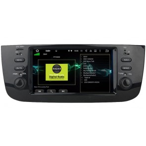 Fiat Punto Android 13 Autoradio Lettore DVD con 8GB+128GB Bluetooth Comandi al volante DSP DAB USB 4G WiFi OBD2 CarPlay - Android 13.0 Autoradio Navigatore GPS per Fiat Punto (2012-2018)